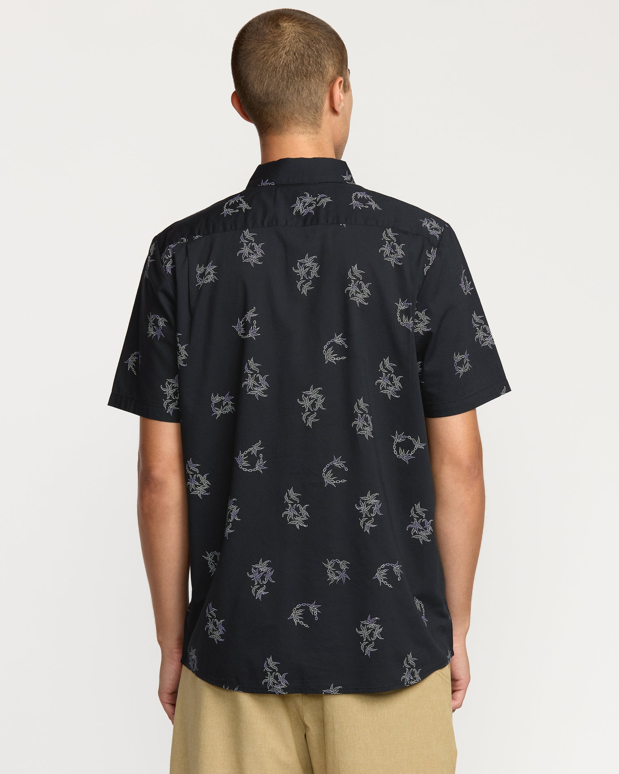 Men's Scaler Stone Woven Short Sleeve Shirt - Image 6