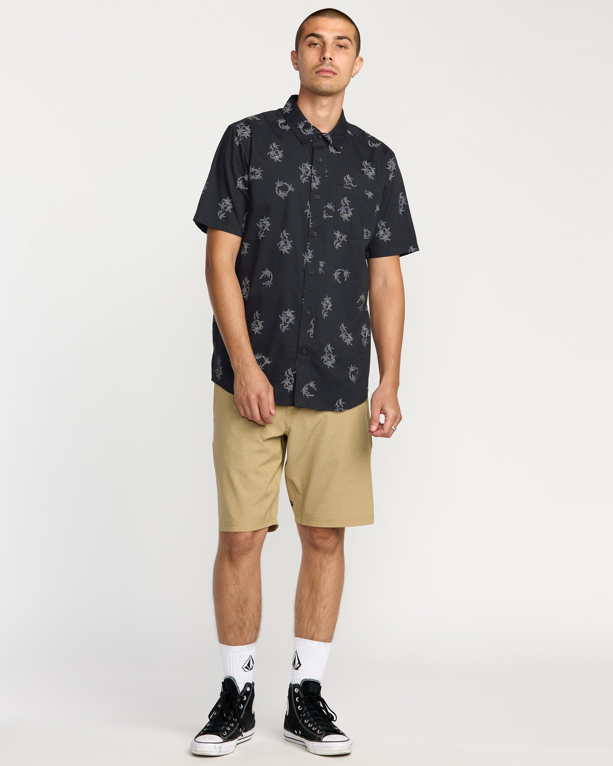 Men's Scaler Stone Woven Short Sleeve Shirt - Image 4