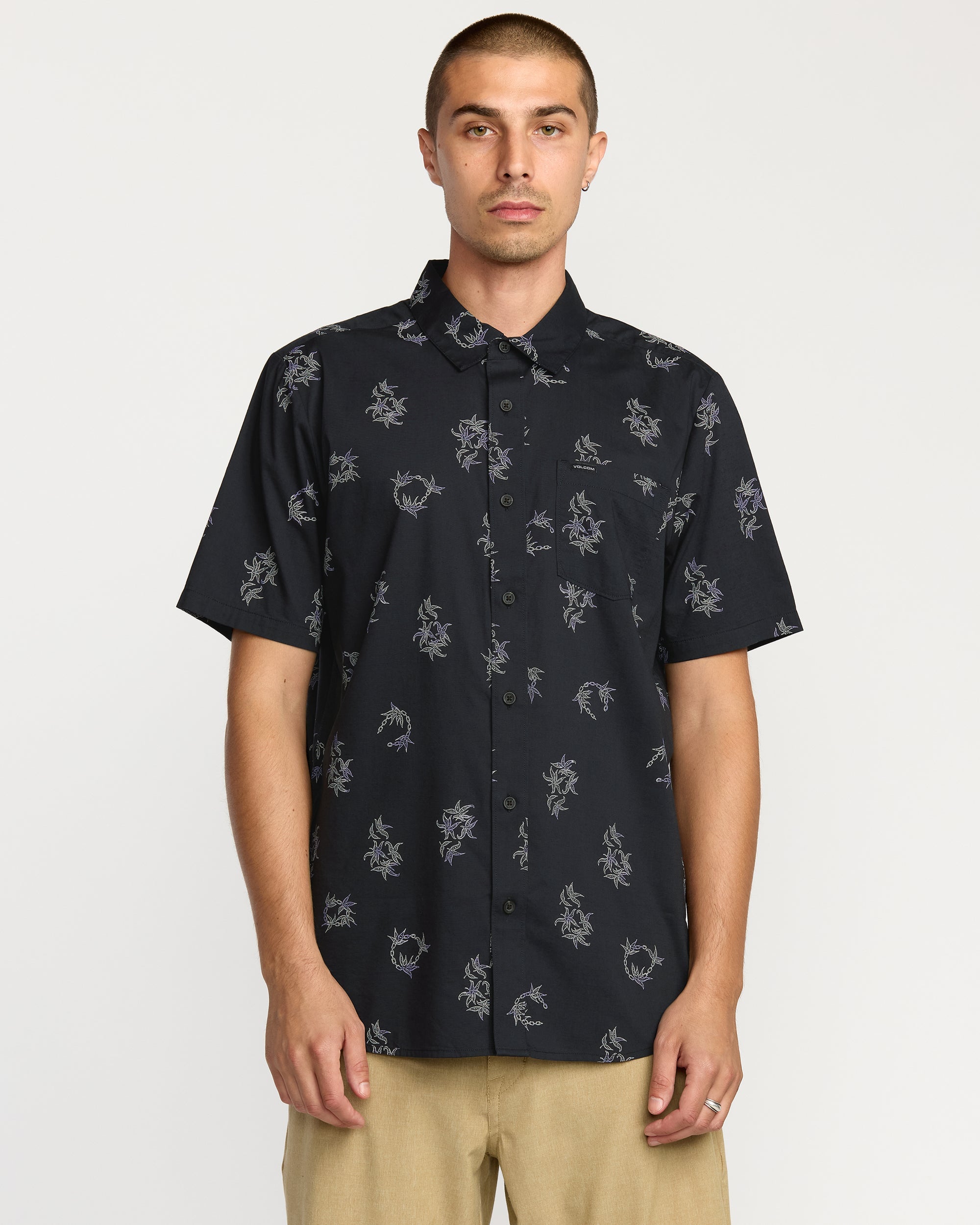 Men's Scaler Stone Woven Short Sleeve Shirt - Image 5