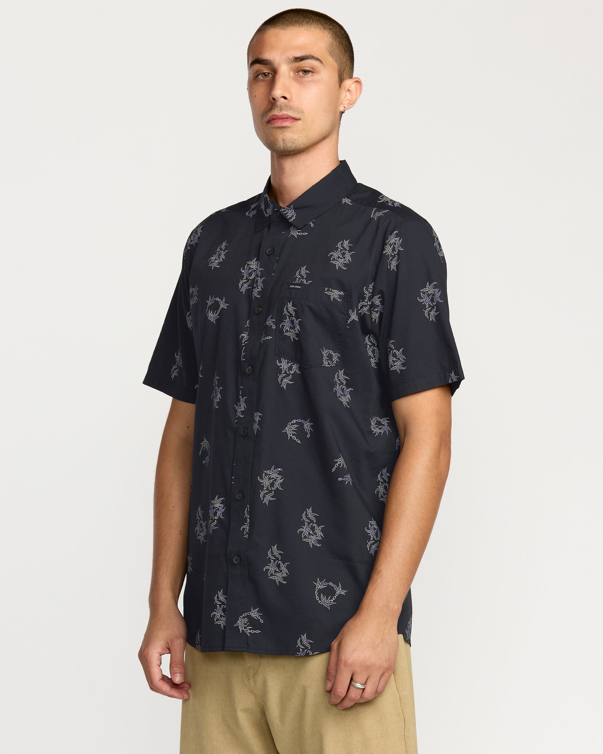 Men's Scaler Stone Woven Short Sleeve Shirt - Image 3