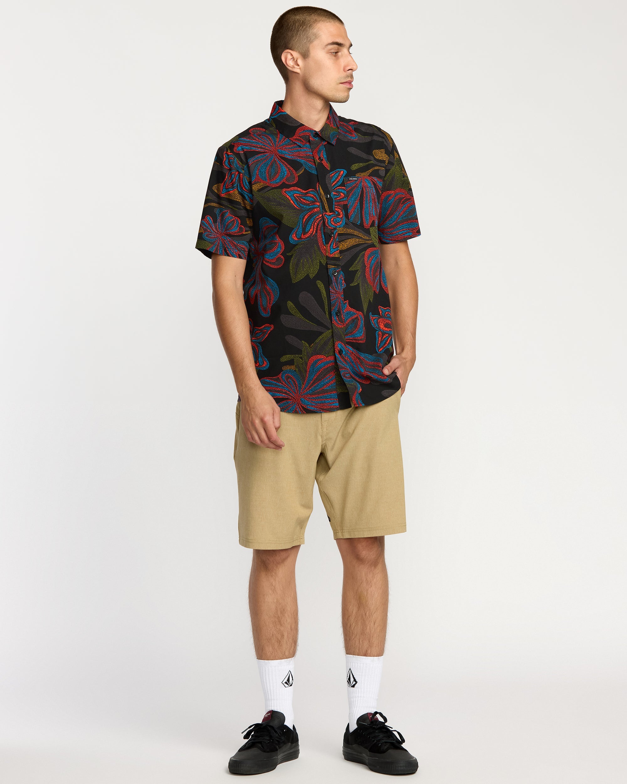 Men's Rendezvous Floral Short Sleeve Shirt - Image 4