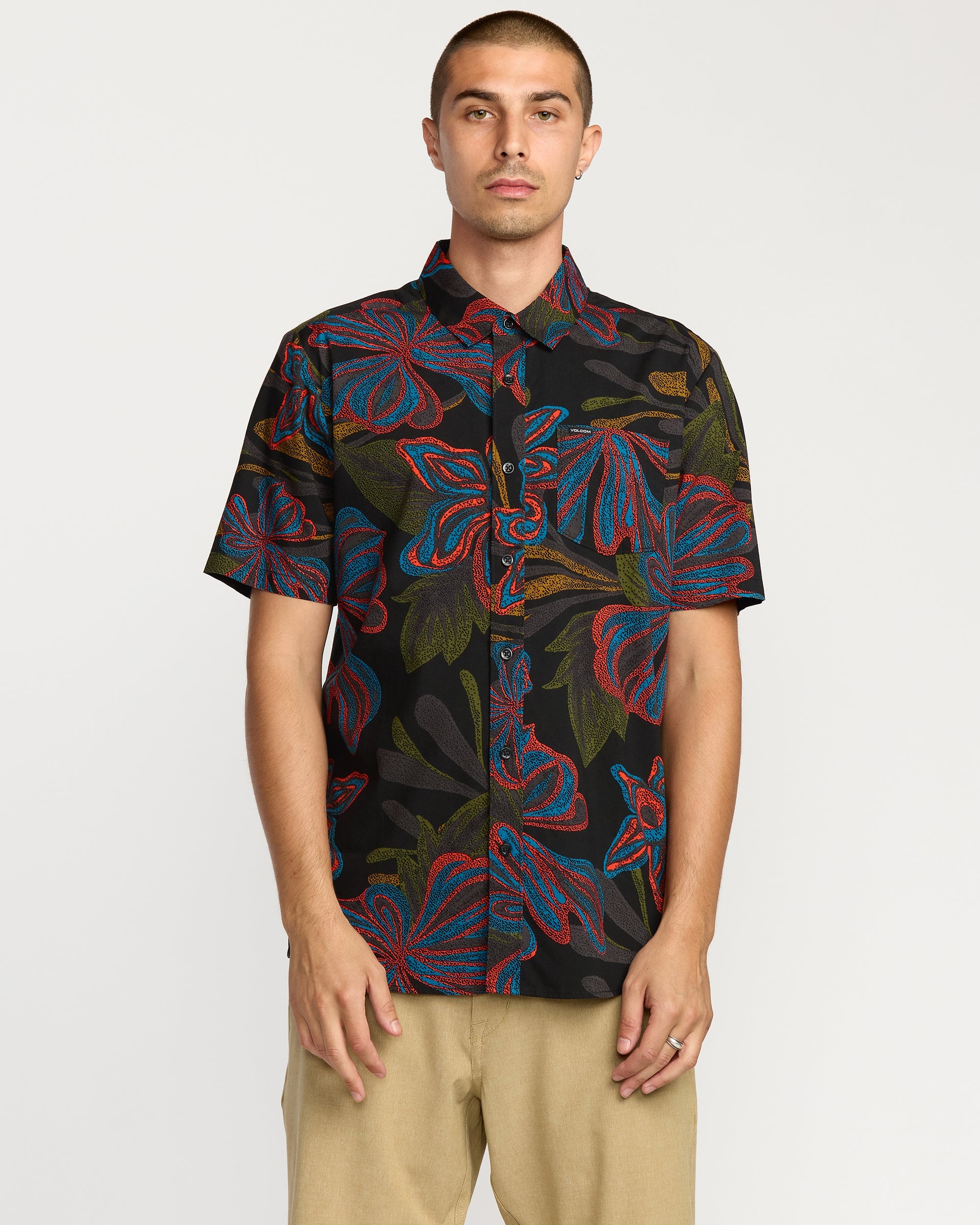 Men's Rendezvous Floral Short Sleeve Shirt - Image 5