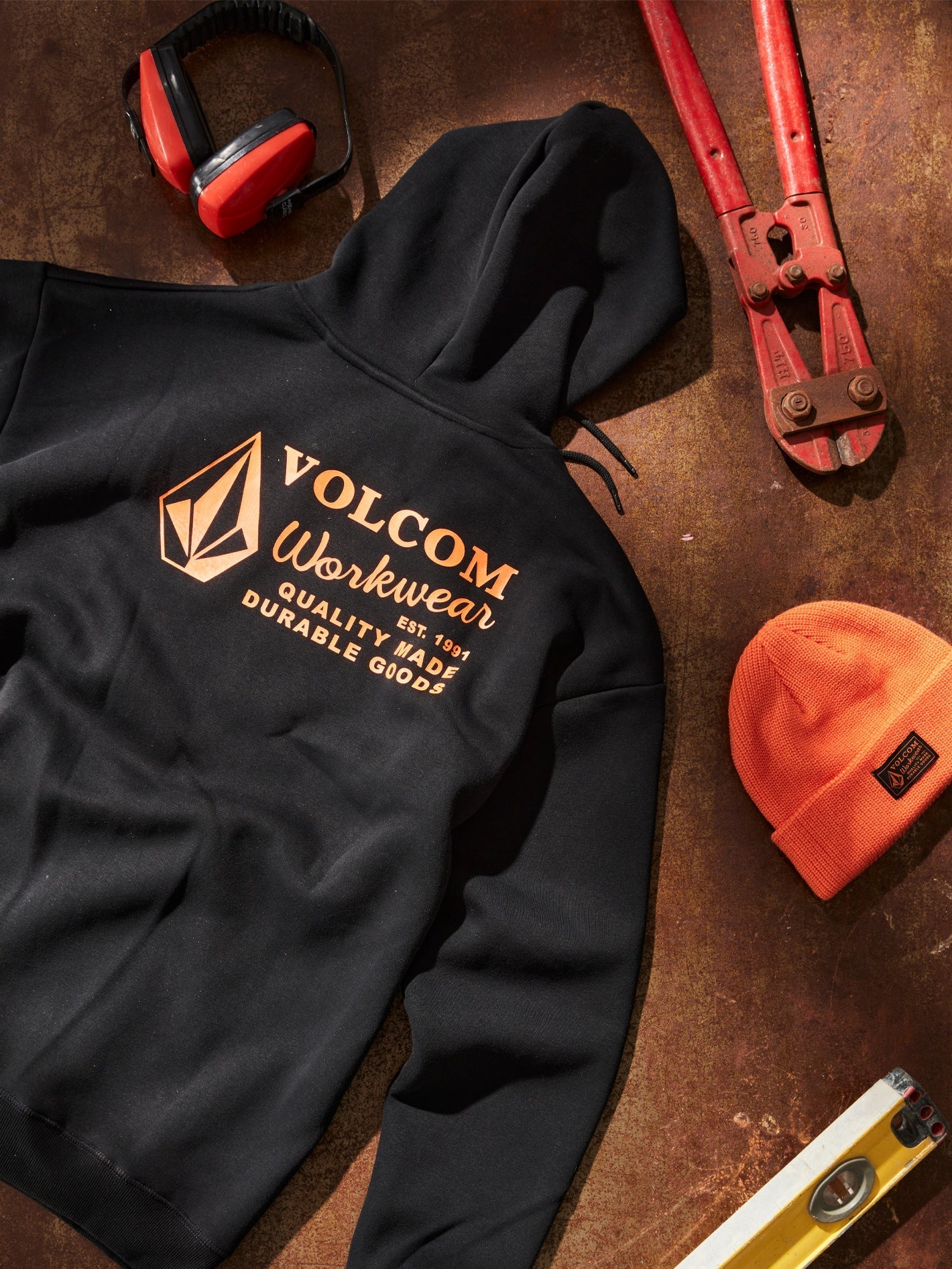 Men's Volcom Workwear Pullover Hoodie - Image 7