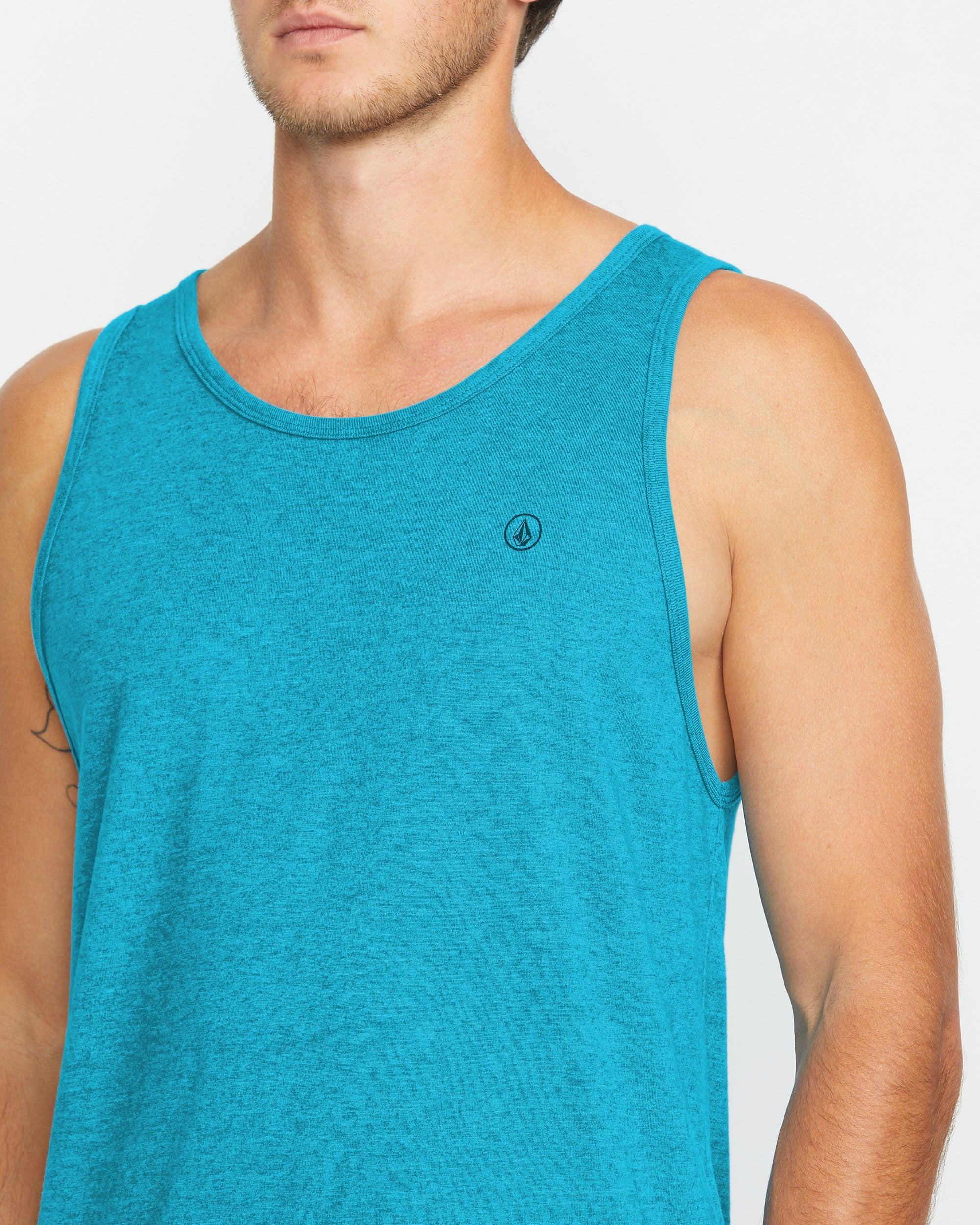 Men's Solid Heather Tank - Image 5