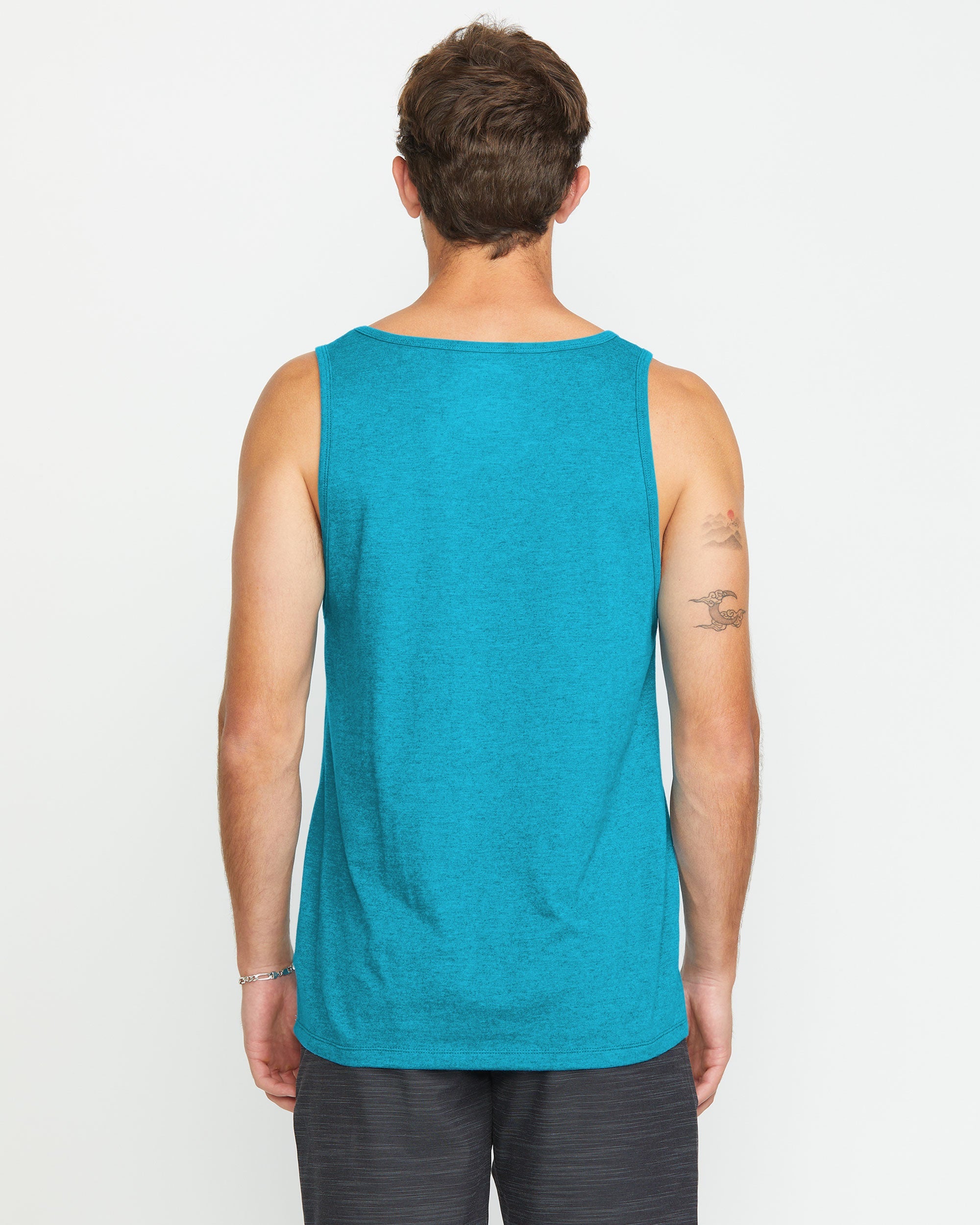 Men's Solid Heather Tank - Image 2