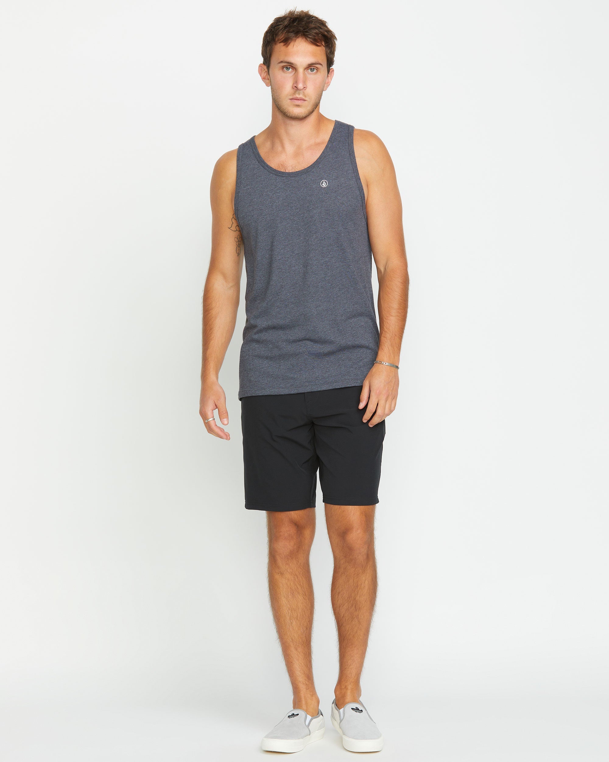 Men's Solid Heather Tank - Image 4