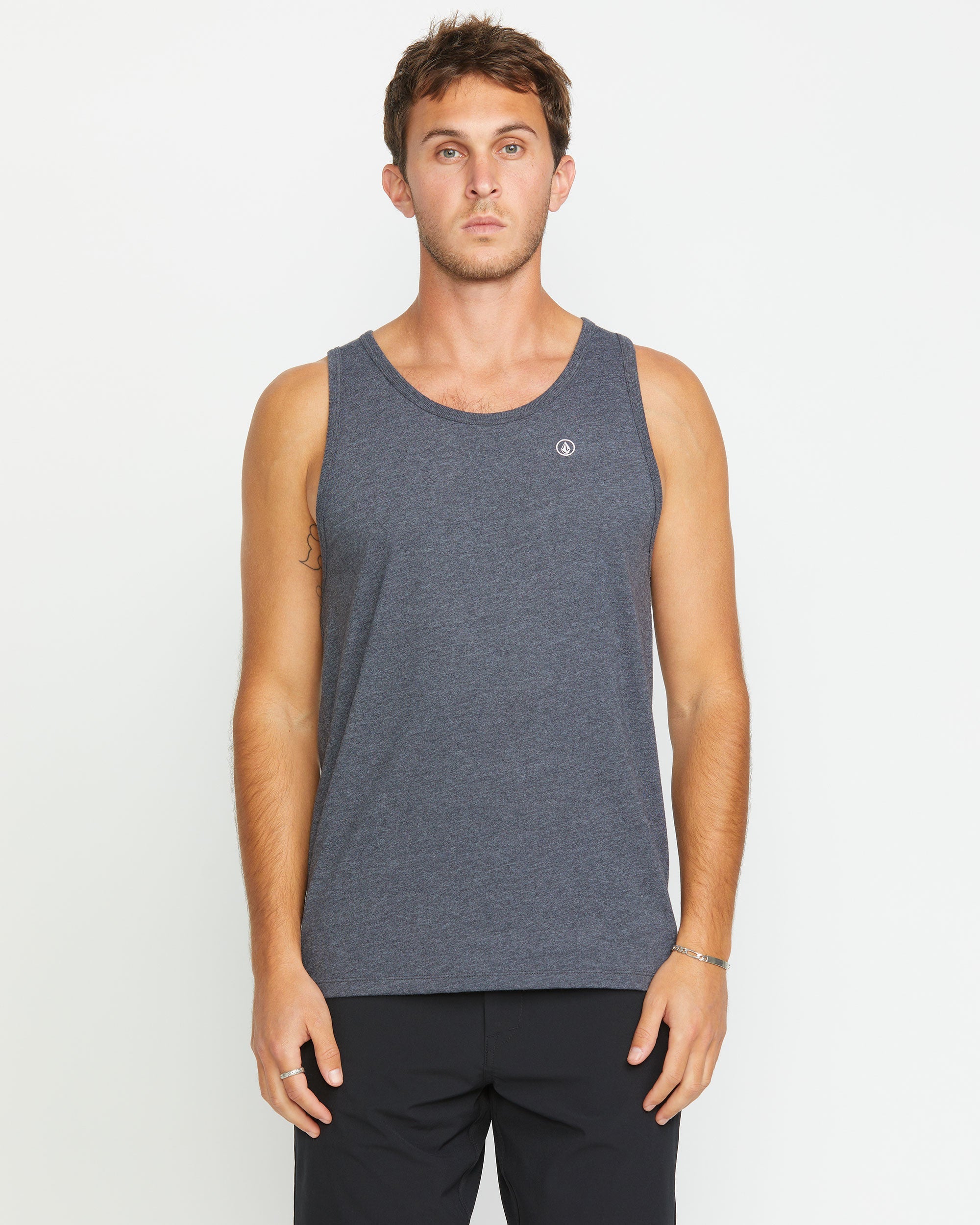 Men's Solid Heather Tank