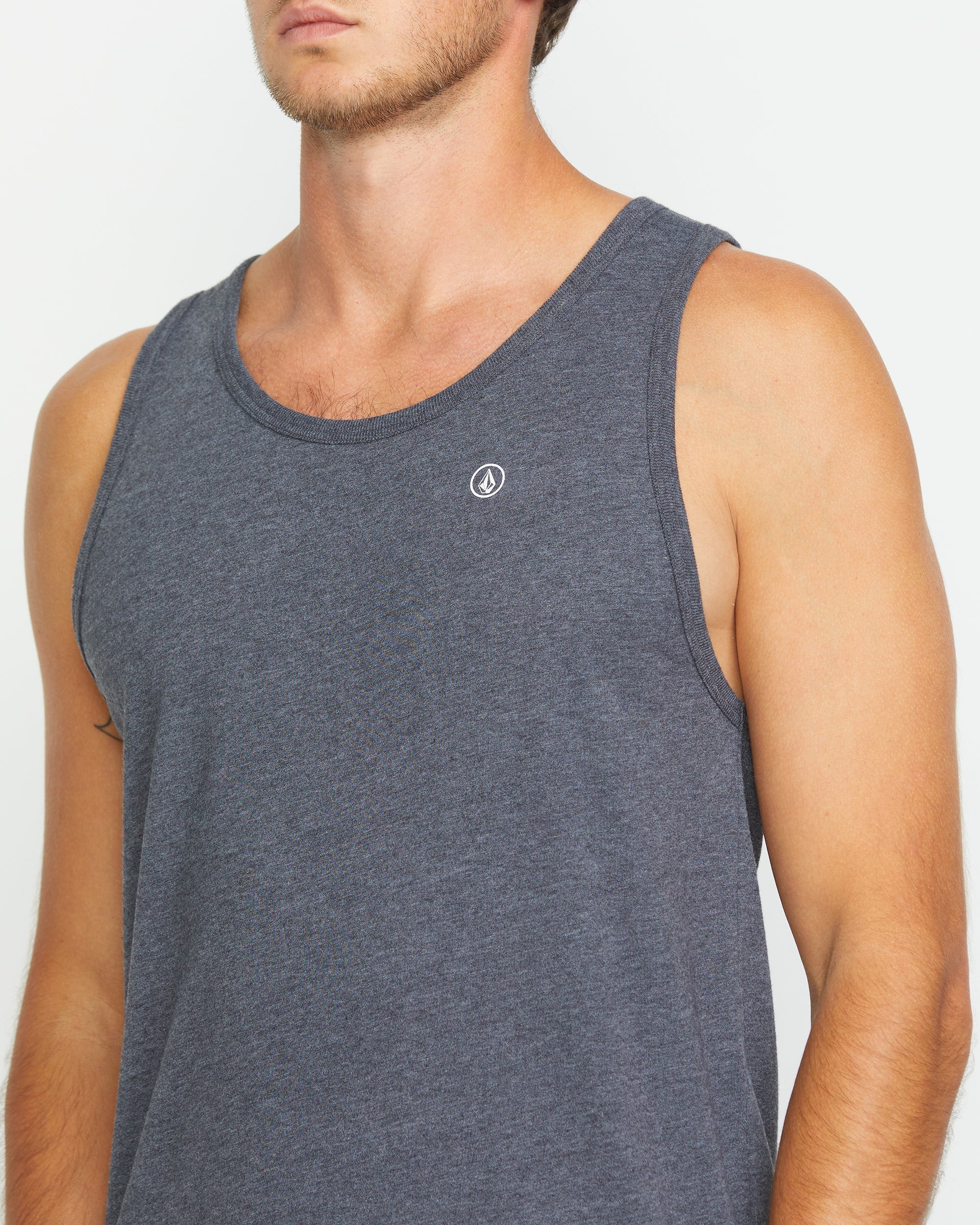 Men's Solid Heather Tank - Image 9
