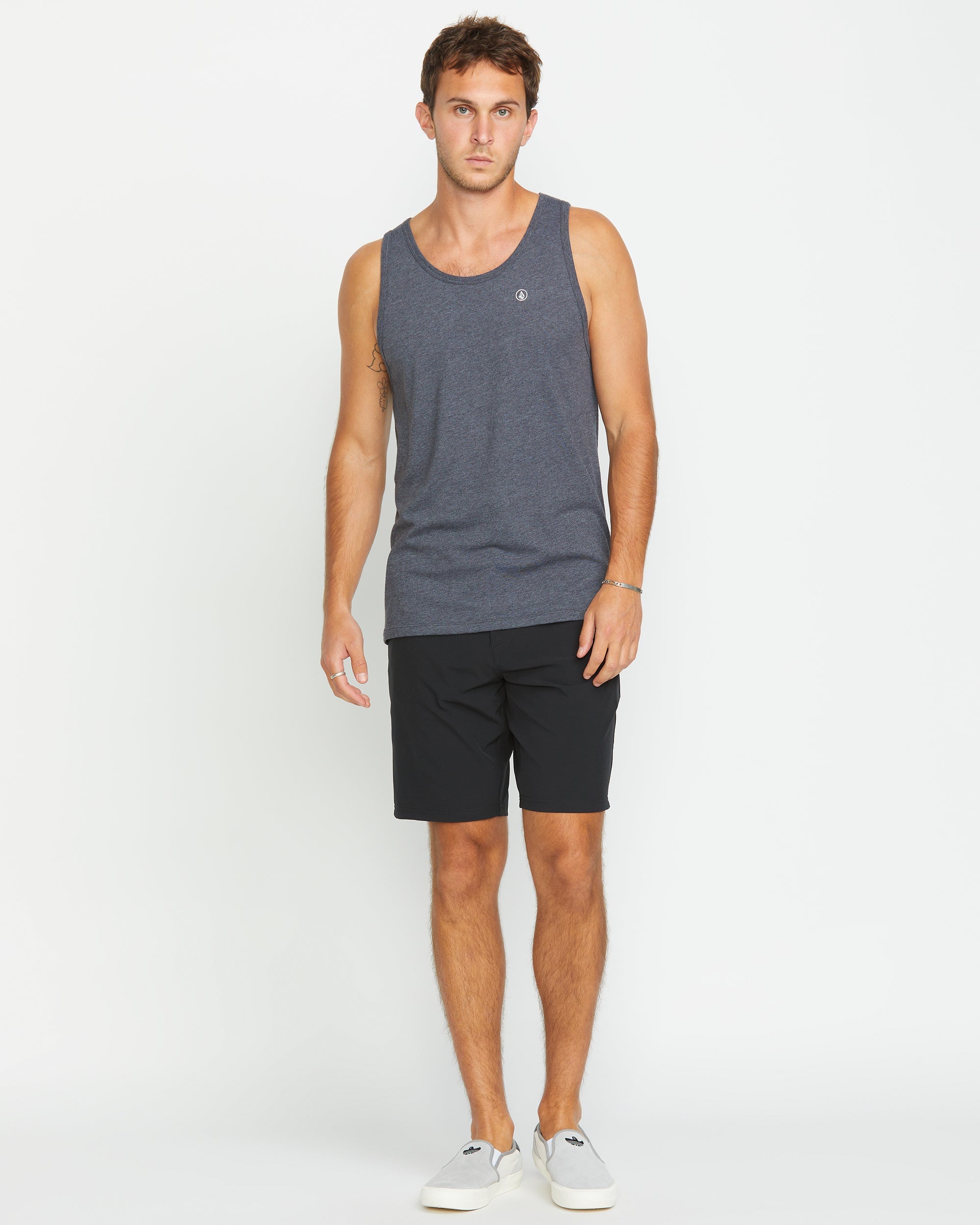 Men's Solid Heather Tank - Image 11