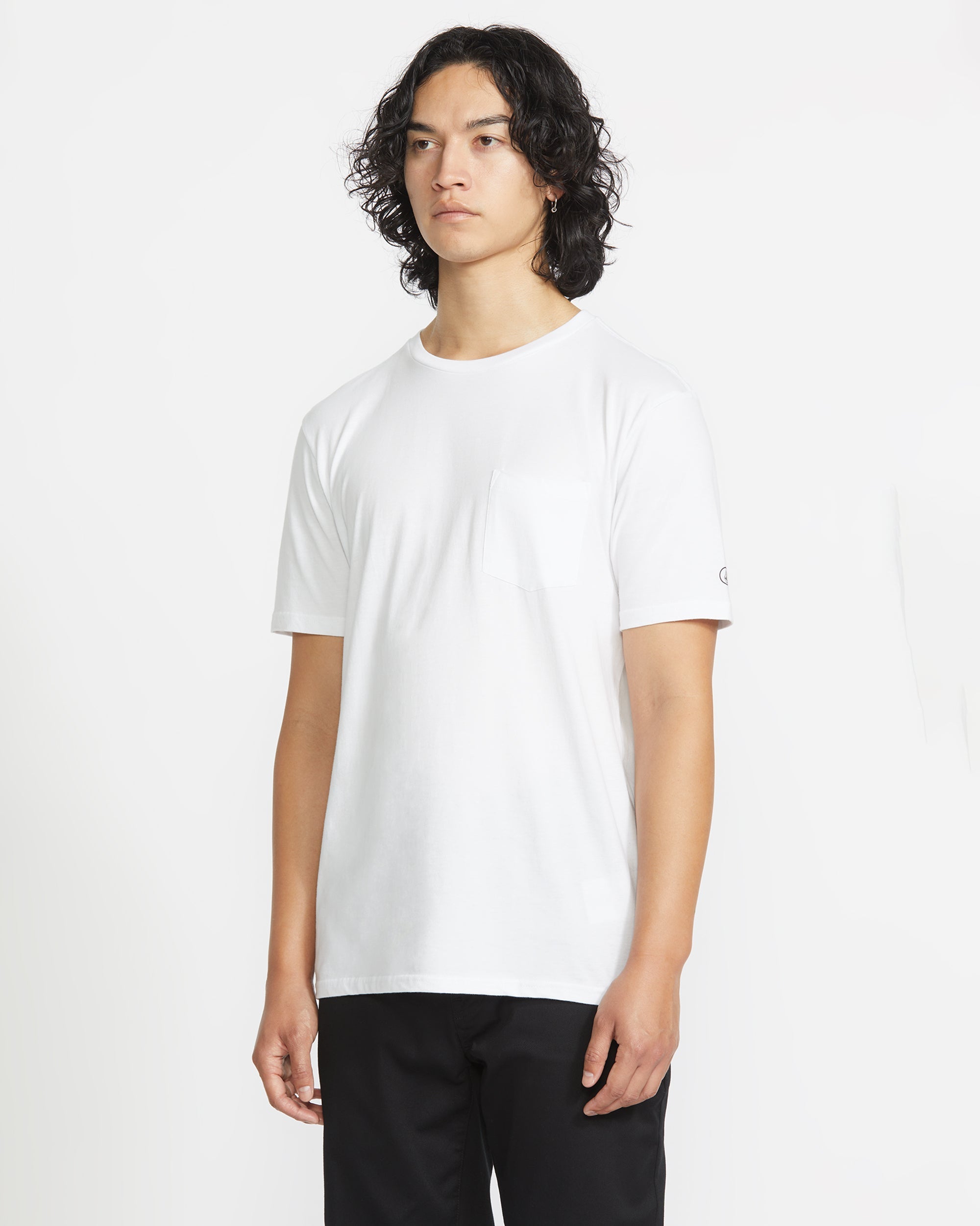 Men's Solid Short Sleeve Pocket Tee - Image 3