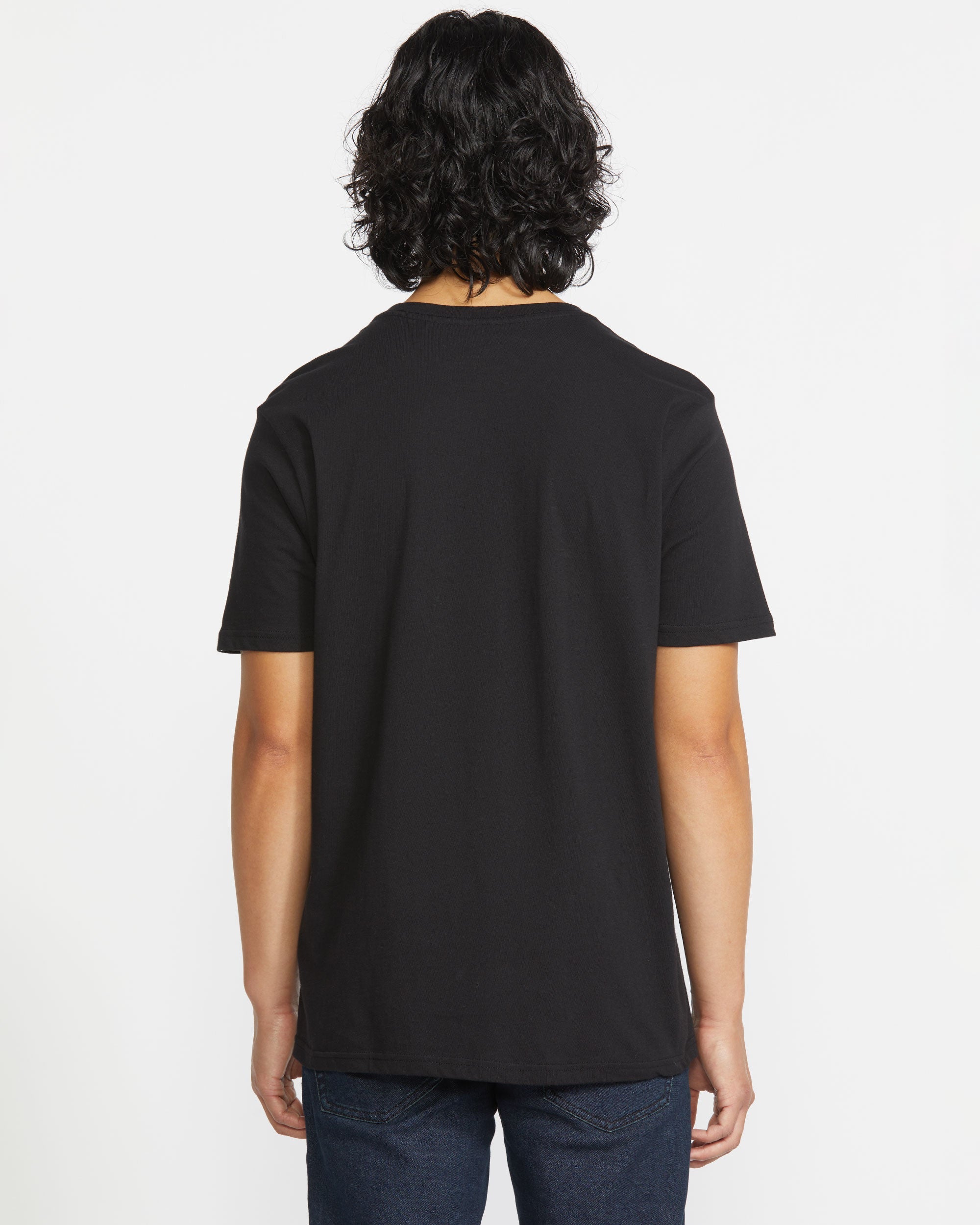 Men's Solid Short Sleeve Shirt Pocket Tee - Image 8