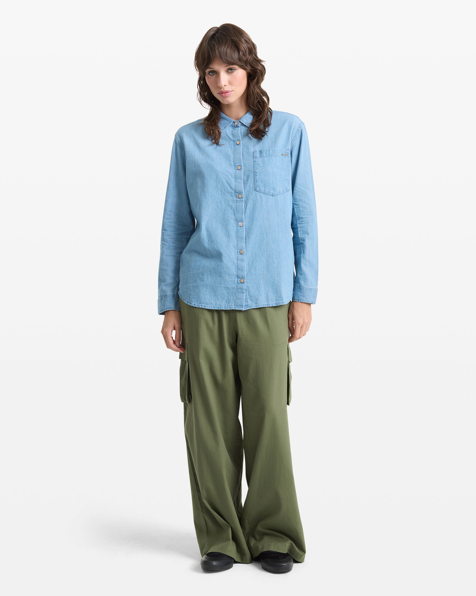 Women's Lived In Button Up - Image 4