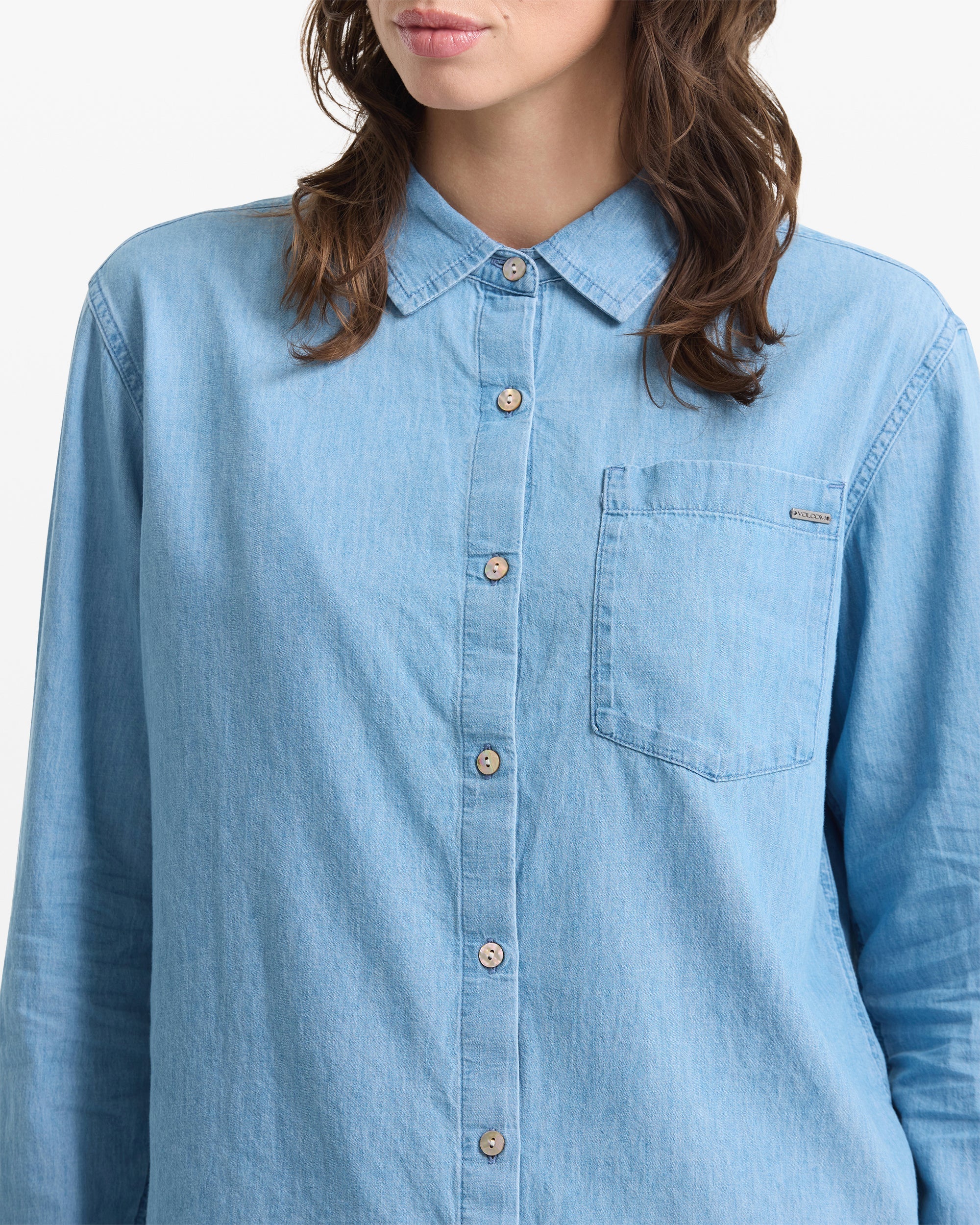 Women's Lived In Button Up - Image 9