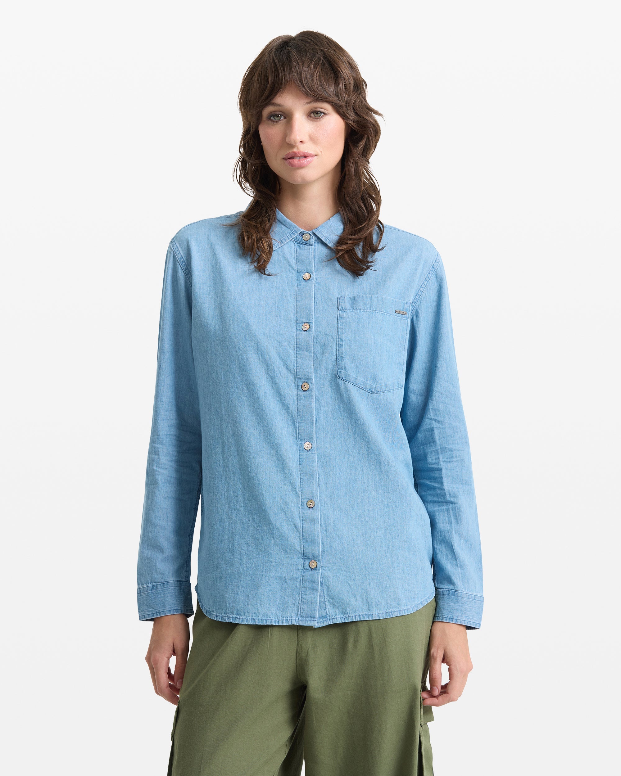 Women's Lived In Button Up - Image 6