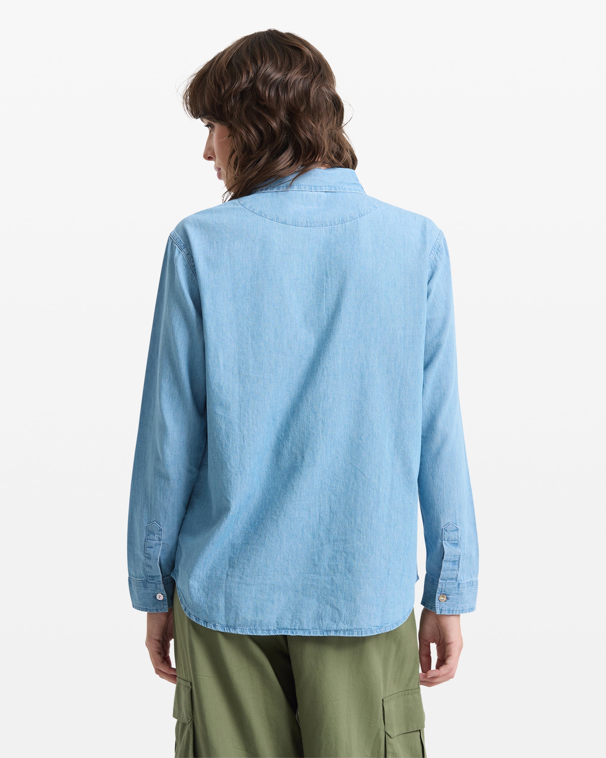 Women's Lived In Button Up - Image 8