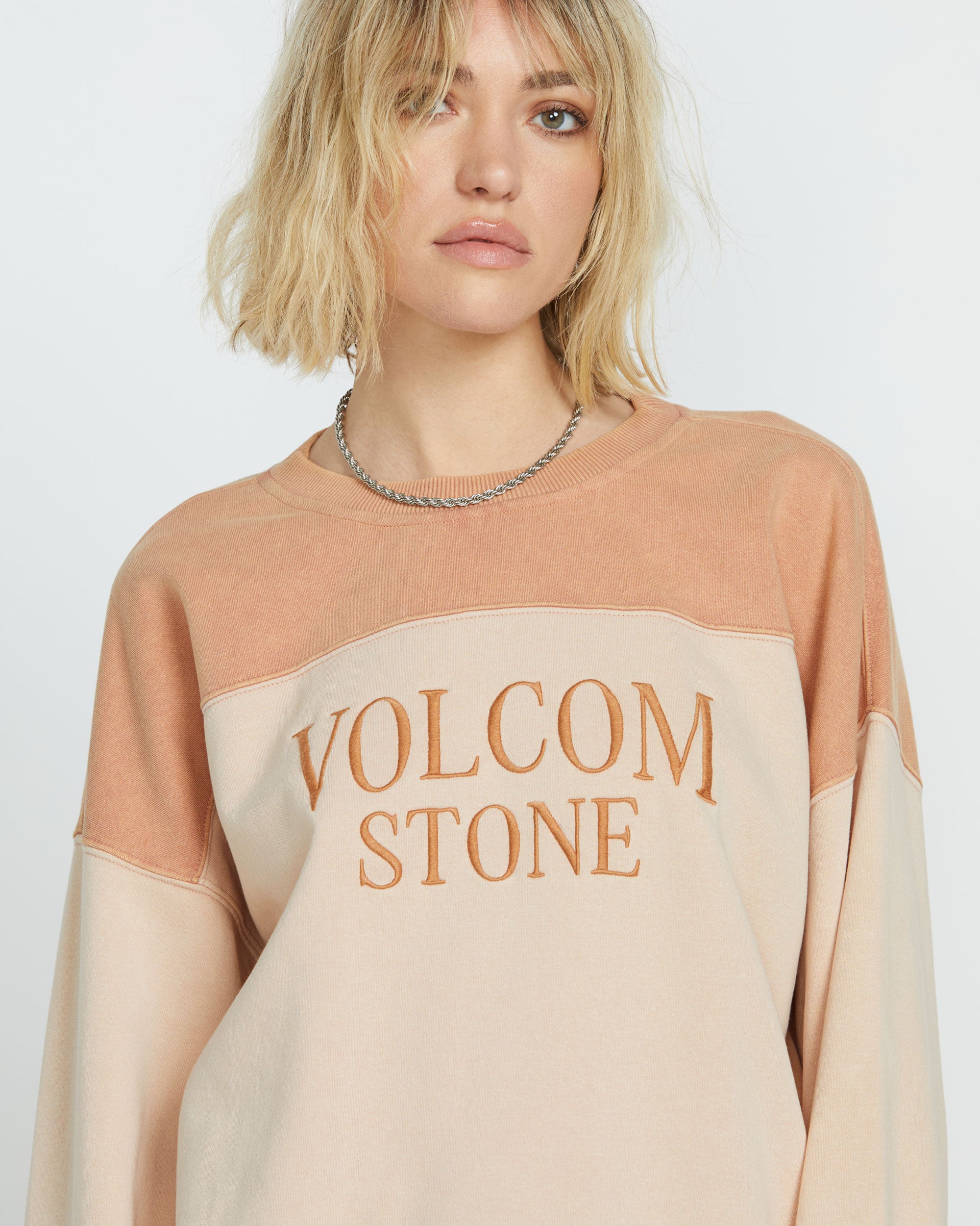Women's Stone Blocked Crew - Image 5