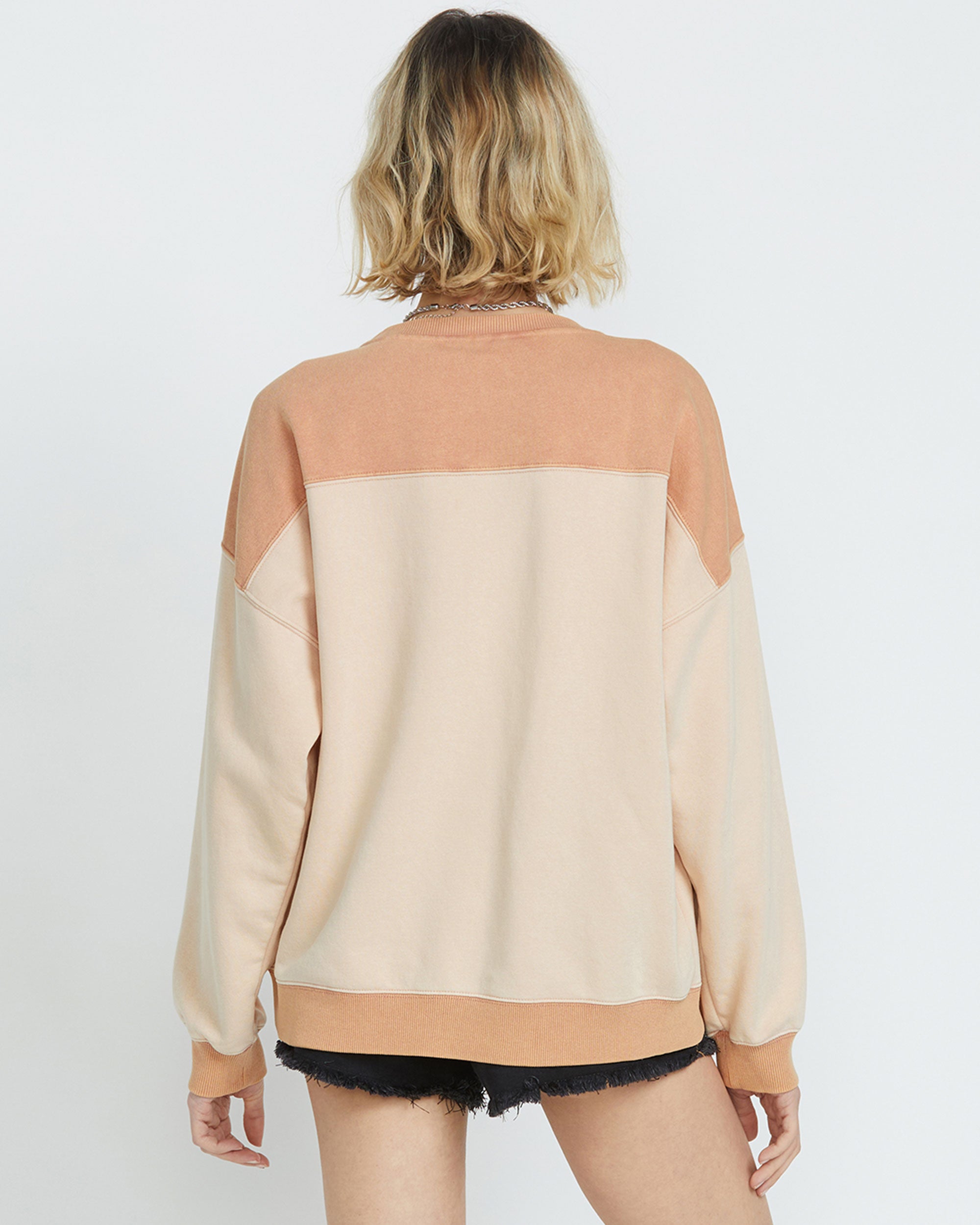 Women's Stone Blocked Crew - Image 4