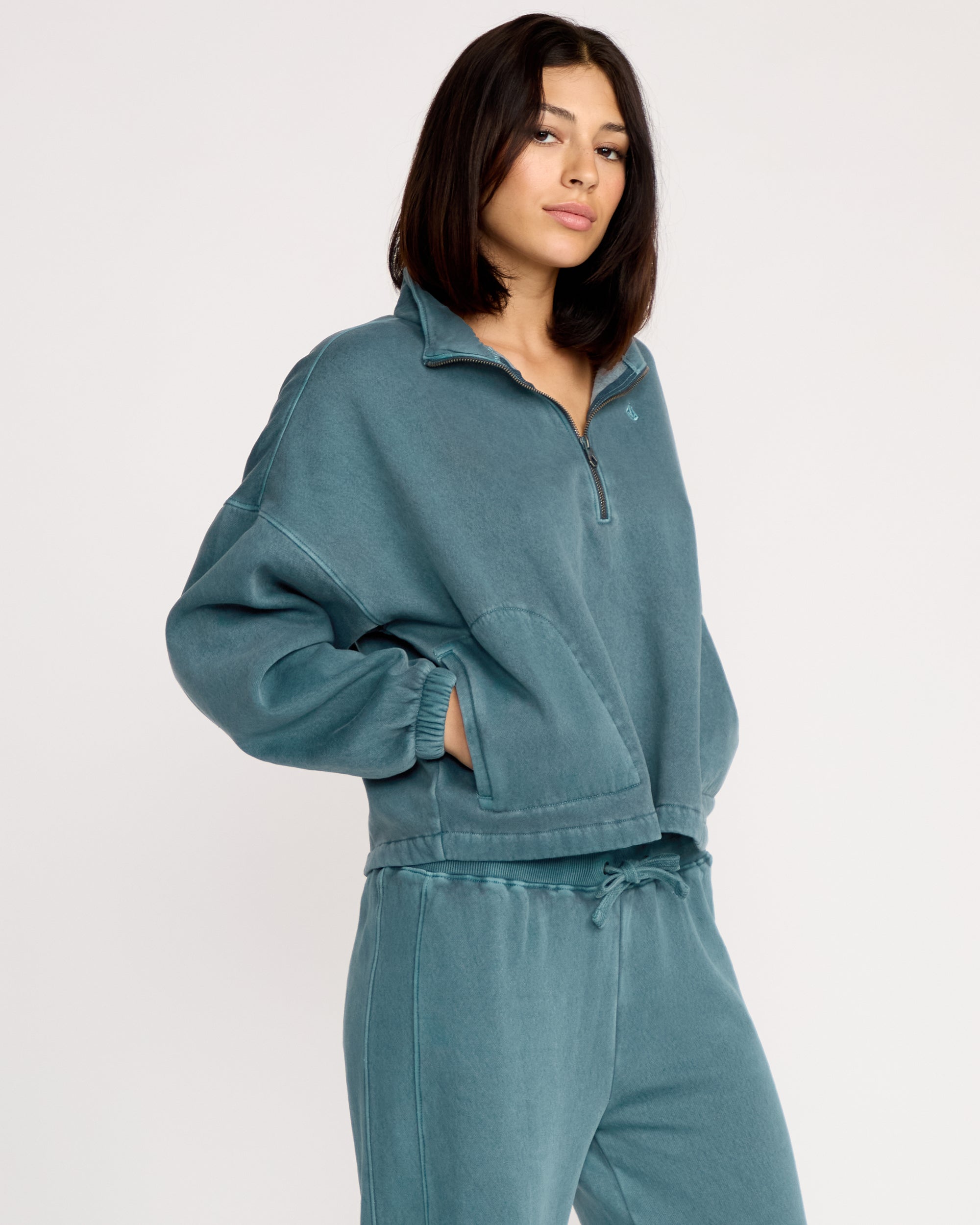 Women's Stone Soft Quarter Zip Pullover - Image 2