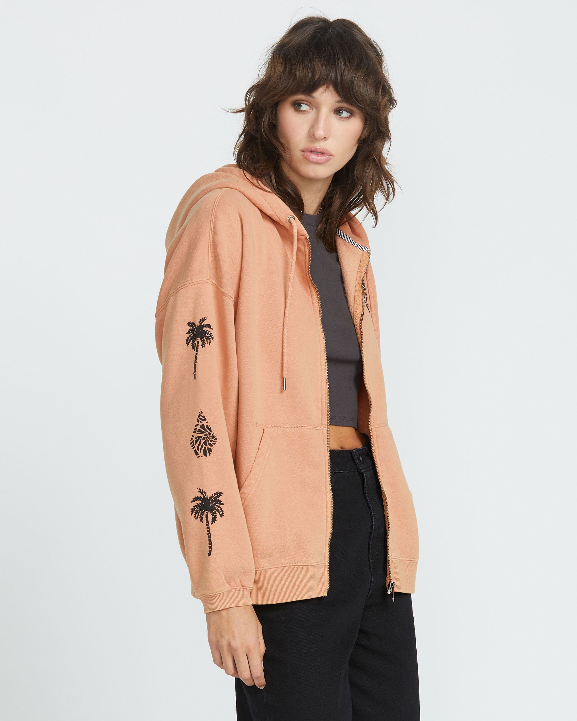 Women's Stone Art Up Zip - Image 6