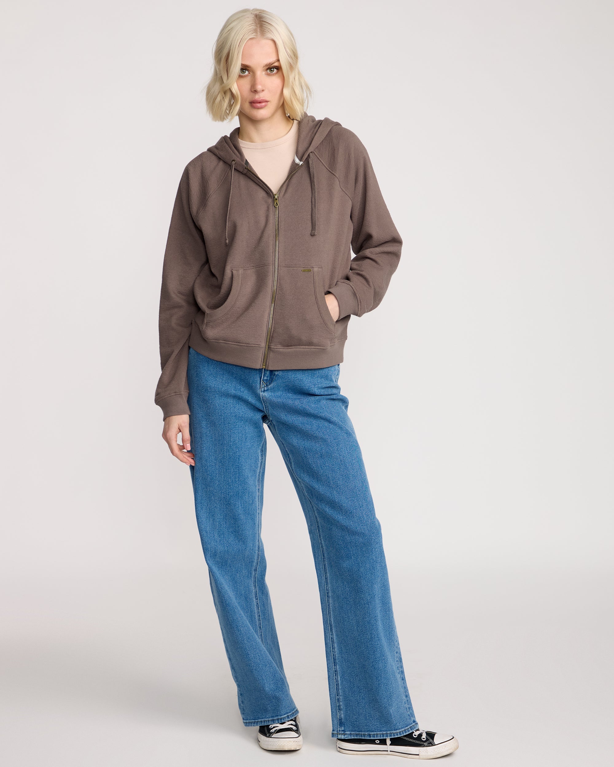 Women's Lived In Fleece Zip - Image 2