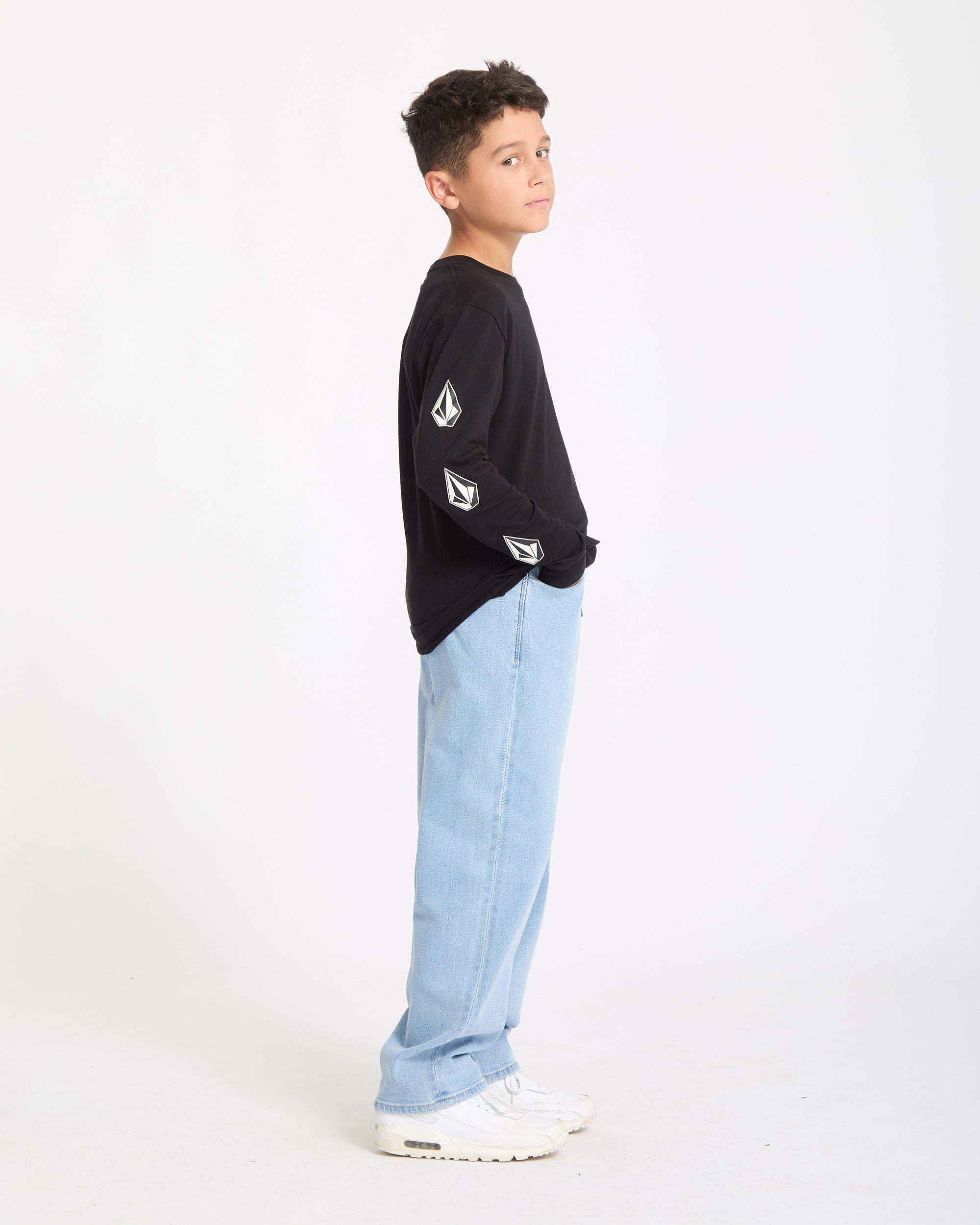 Kids' Iconic Stone Gid Long Sleeve Tee - Image 3