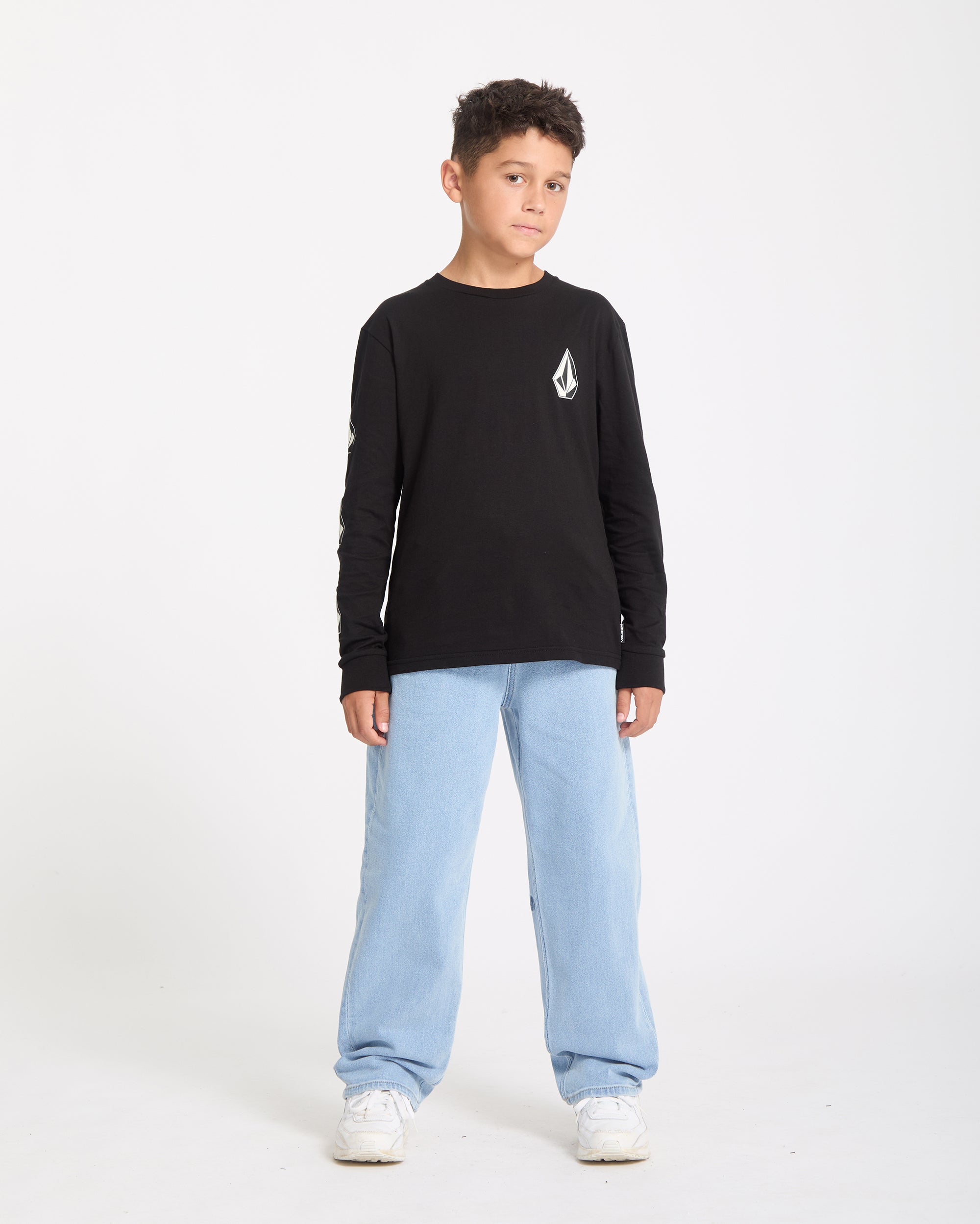Kids' Iconic Stone Gid Long Sleeve Tee